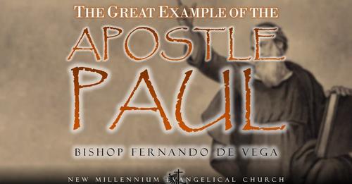The Great Example of the Apostle Paul