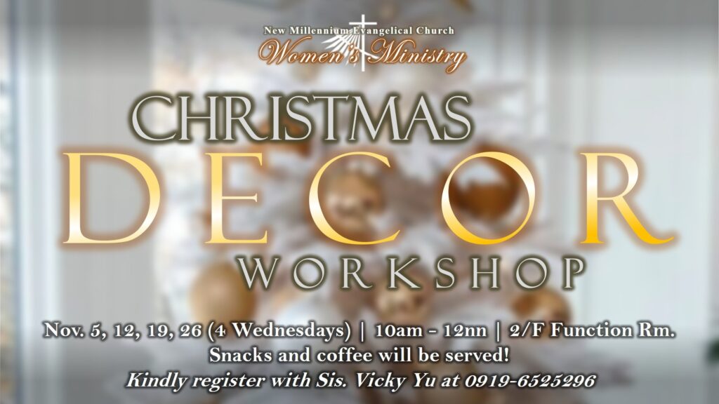 Christmas Decor Workshop