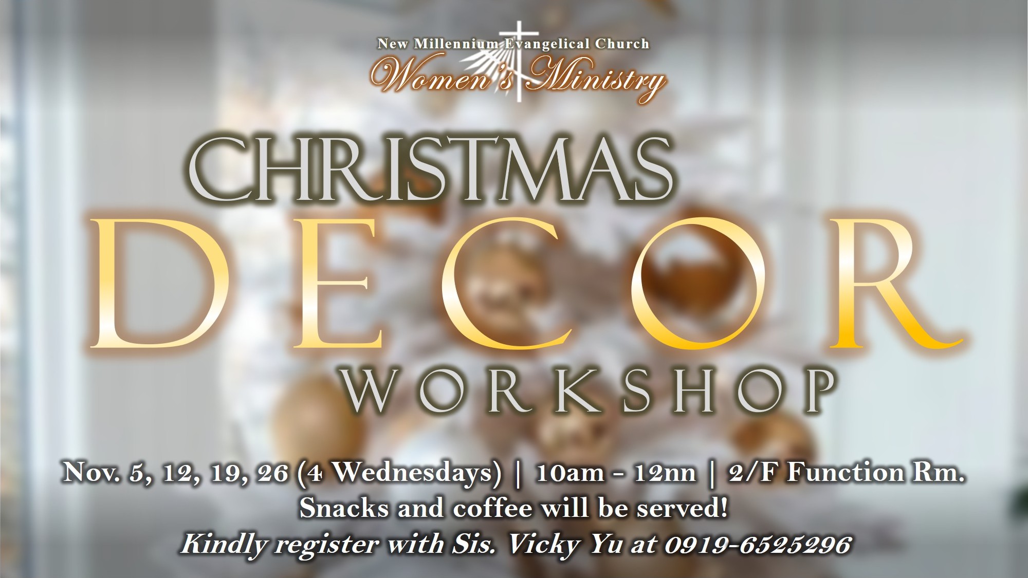 Christmas Decor Workshop